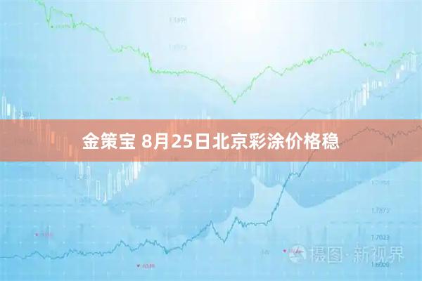 金策宝 8月25日北京彩涂价格稳