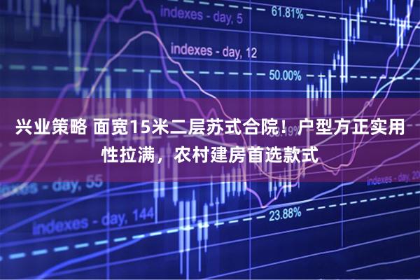 兴业策略 面宽15米二层苏式合院！户型方正实用性拉满，农村建房首选款式